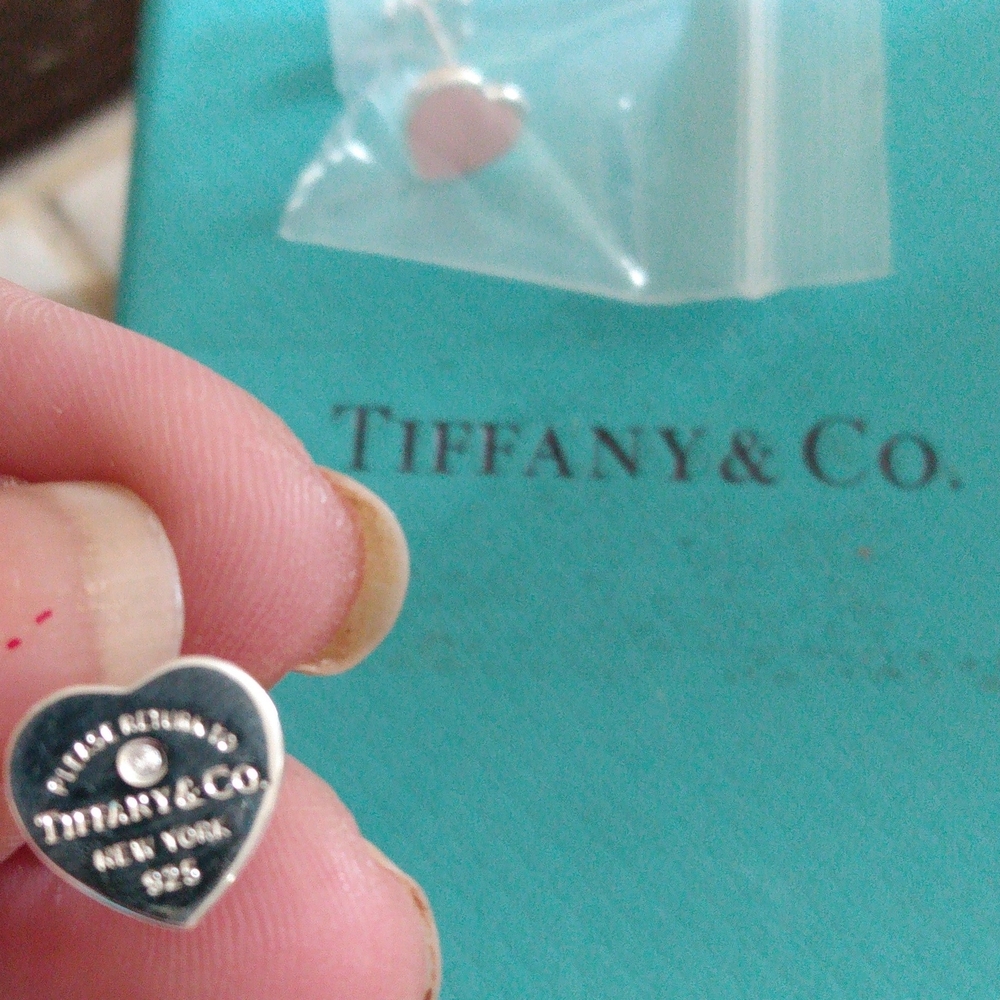 Tiffany & Co. Silver Heart Earrings